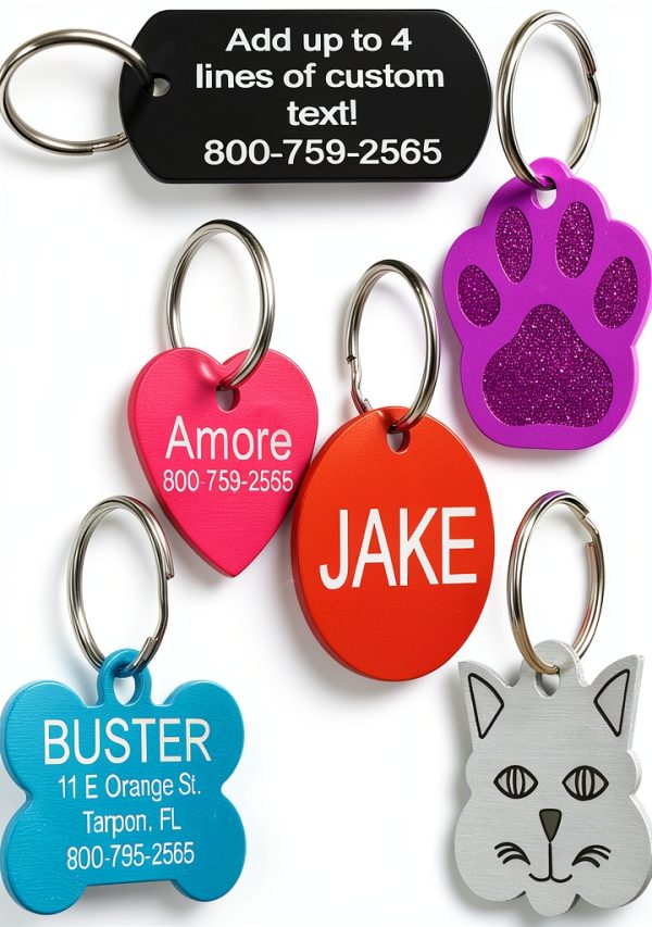 Providence Engraving Pet ID Tags Aluminum Custom Engraved-3