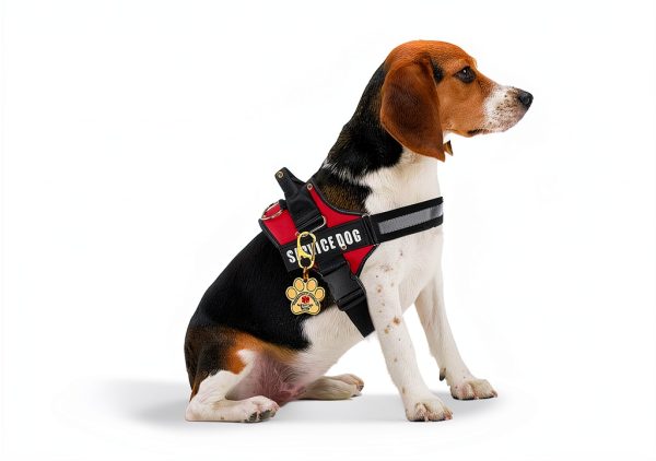 Opstin Service Dog Vest Reflective Harness Training-4