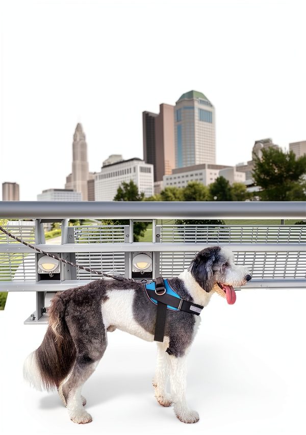 ShawnCo No Pull Dog Harness Adjustable Reflective Pet Vest-4