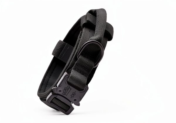 CADONO Tactical Dog Collar Nylon Padded Handle Training-3