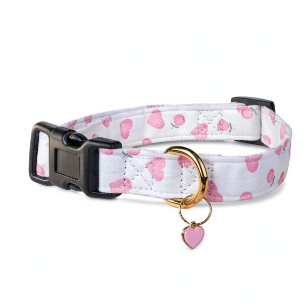 FYEQYAOU Cotton Dog Collar Adjustable Breathable Pet Collars-4