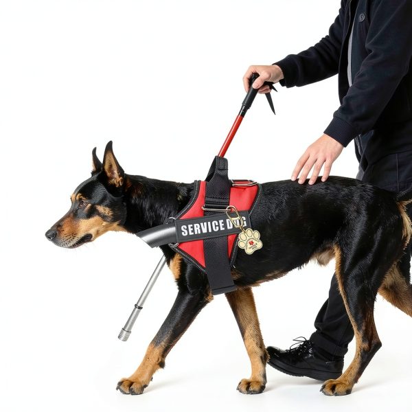 Opstin Service Dog Vest Reflective Harness Training-6