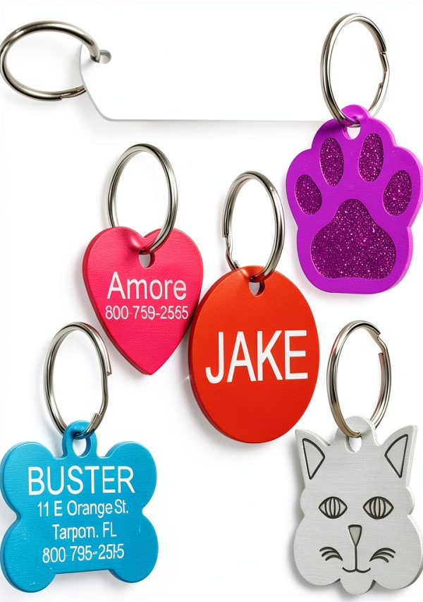 Providence Engraving Pet ID Tags Aluminum Laser Engraved-4