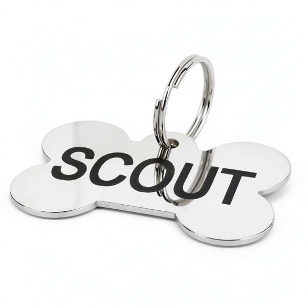 GoTags Stainless Steel Dog ID Tag Laser Engraved Pet-2