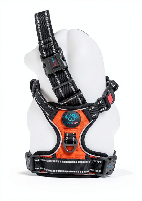 PHOEPET Dog Harness No Pull Reflective Pet Vest Harness-1