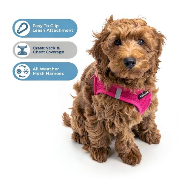 Best Pet Supplies Dog Harness Reflective Air Mesh Vest-2