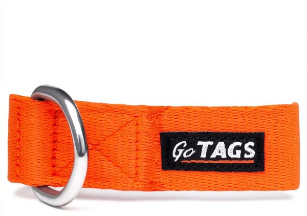 GoTags Custom Embroidered Dog Collar Personalized Nylon-6