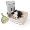 Oleisert Rabbit Litter Box Large Plastic Removable Tray-1