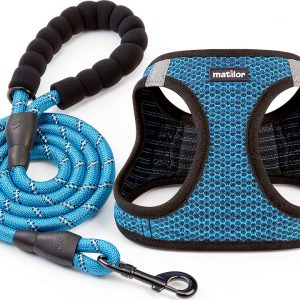 Matilor Dog Harness Step In Design Air Mesh Pet Vest-0