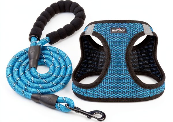Matilor Dog Harness Step In Design Air Mesh Pet Vest-0