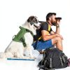 WINGOIN Dog Harness Large No Pull Reflective Military Nylon-4