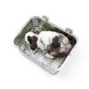 Sorstrem Stainless Steel Rabbit Litter Tray Hygienic Easy-5