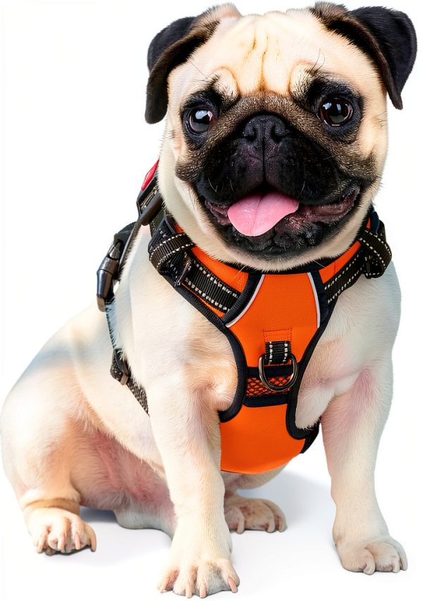 PHOEPET Dog Harness No Pull Reflective Pet Vest Harness-5