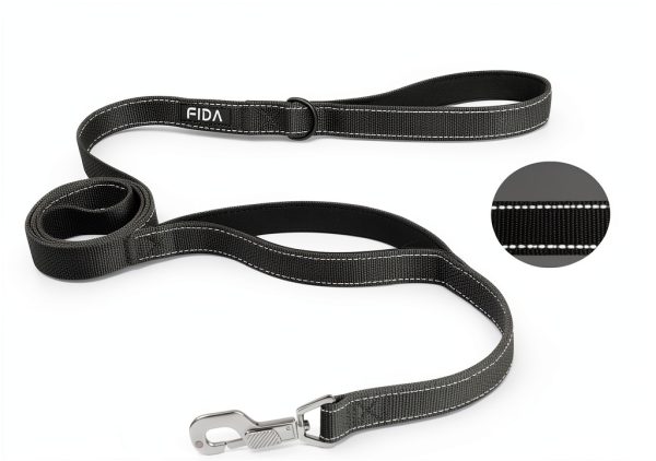 BEST-RUN Dog Leash Nylon Reflective Padded Handle Pet-1