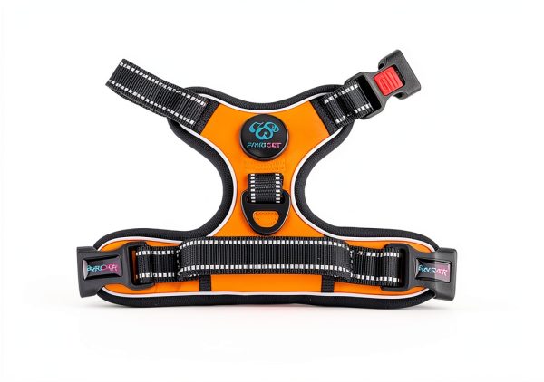 PHOEPET Dog Harness No Pull Reflective Pet Vest Harness-2