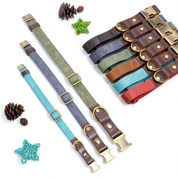 Didog Green Dog Collar Classic Design Quick Release Small-6