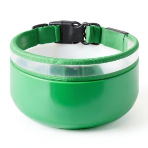 Bisen LED Dog Collar Rechargeable Safety Light Adjustable-0