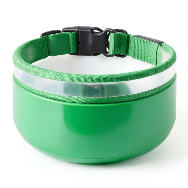 Bisen LED Dog Collar Rechargeable Safety Light Adjustable-0