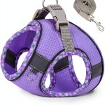 Petank Dog Harness Jacquard Mesh Reflective Step In Design-0