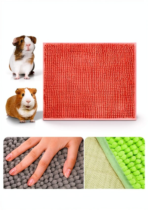 Barydat Guinea Pig Mats 16x12 Gray Green Pink-1