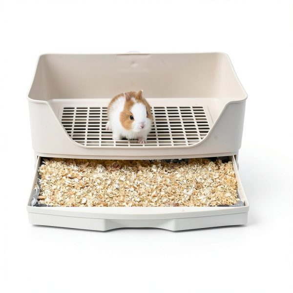 RUBYHOME Large Rabbit Litter Box Plastic-4