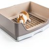 RUBYHOME Large Rabbit Litter Box Plastic-1