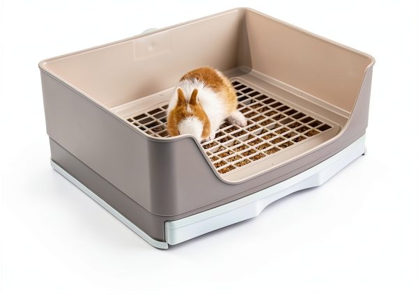 RUBYHOME Large Rabbit Litter Box Plastic-1