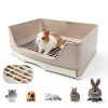 RUBYHOME Large Rabbit Litter Box Plastic-2