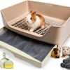 RUBYHOME Large Rabbit Litter Box Plastic-0