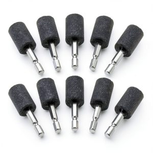 dophee 10-piece 20mm Cylindrical Aluminum Oxide Grinding Stones for-0