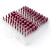 Abrasive Polishing Bits ChgImposs 100 Pcs 1/8" Shank Wheel Kit Pink-0