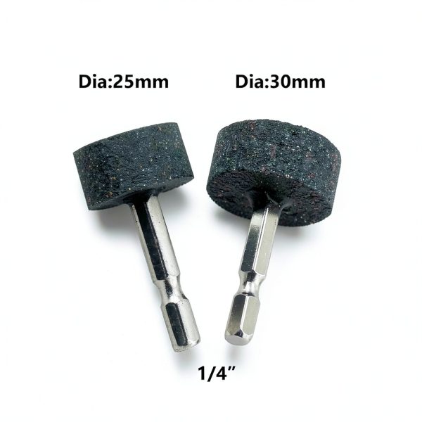 10 Pcs Multiple Shapes Rotary Grinding Stone with 1/4-Inch Hex Shank Abrasive Stone Mounted Grinding Point for Drill-3