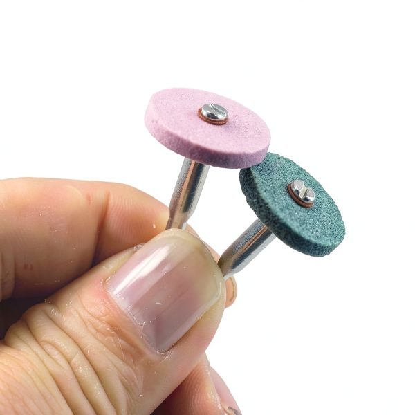 Luo ke 20pcs 1/8" Grinding Stone Sanding Wheels for Dremel Rotary Tool-2