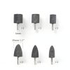 Asamuyu 18-piece stone point set with two shapes on a 1/4 inch (6mm)-1
