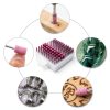 Abrasive Polishing Bits ChgImposs 100 Pcs 1/8" Shank Wheel Kit Pink-2