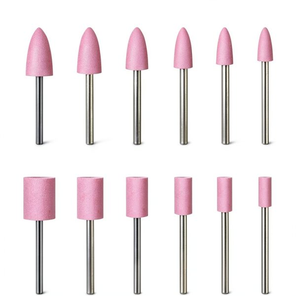 36pcs Shank Abrasive Grinding Wheel Heads Set Maitys 1/8in 3 Colors-2