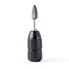 8 Pcs Extra Long Shank Grinding Stone, 1/4" Extended Shank Aluminum Oxide Mounted Grinding Points for Drill Rotary Tools-3