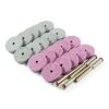 Luo ke 20pcs 1/8" Grinding Stone Sanding Wheels for Dremel Rotary Tool-0
