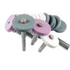45 Pcs Rotary Grinding Stones - 1/8" Shank Abrasive Mounted Stone Grinding Point Sharpening Bits for Rotary Tools-3