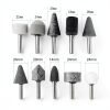 Luo ke 10pcs Rotary Grinding Stones 1/4 inch Shank Aluminum Oxide Set-1