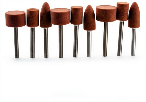Carving Expert 9pcs Abrasive Mounted Stone for Dremel Rotary Tools Grinding Stone Wheel Head Dremel Accessories 1/8 Inch Shank-0