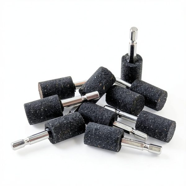 dophee 10-piece 20mm Cylindrical Aluminum Oxide Grinding Stones for-6