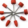 Carving Expert 9pcs Abrasive Mounted Stone for Dremel Rotary Tools Grinding Stone Wheel Head Dremel Accessories 1/8 Inch Shank-1