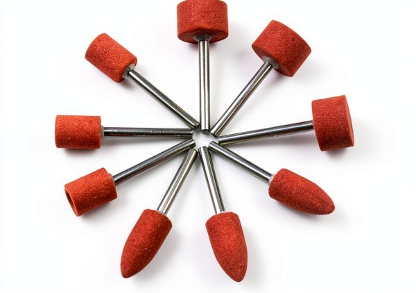Carving Expert 9pcs Abrasive Mounted Stone for Dremel Rotary Tools Grinding Stone Wheel Head Dremel Accessories 1/8 Inch Shank-1
