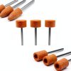 Carving Expert 9pcs Abrasive Mounted Stone for Dremel Rotary Tools Grinding Stone Wheel Head Dremel Accessories 1/8 Inch Shank-2