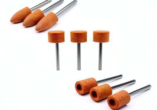 Carving Expert 9pcs Abrasive Mounted Stone for Dremel Rotary Tools Grinding Stone Wheel Head Dremel Accessories 1/8 Inch Shank-2