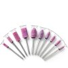 Abrasive Polishing Bits ChgImposs 100 Pcs 1/8" Shank Wheel Kit Pink-1