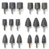 Asamuyu 18-piece stone point set with two shapes on a 1/4 inch (6mm)-0
