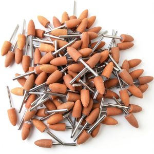 Abrasive Mounted Stone Grinding Wheel Heads 50pcs ROYHOO 1/8" Shank-0