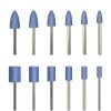 36pcs Shank Abrasive Grinding Wheel Heads Set Maitys 1/8in 3 Colors-3